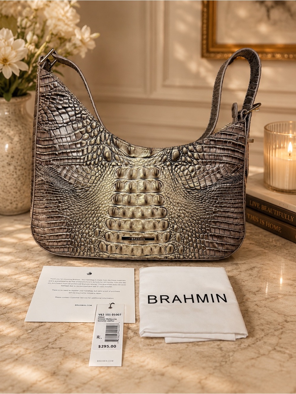 🌟BRAHMIN🌟 Abbott Brindle Melbourne Bag